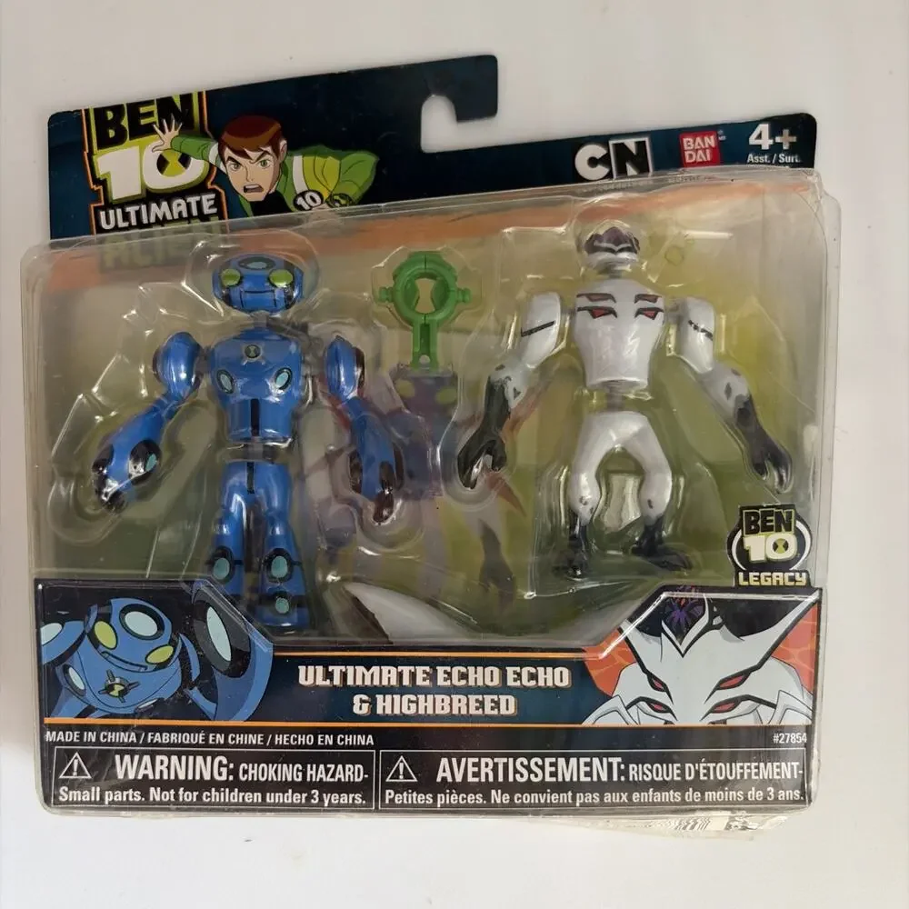 NEW 2011 Ben 10 ULTIMATE ECHO ECHO & HIGHBREED Alien Creation Figure Set NIP